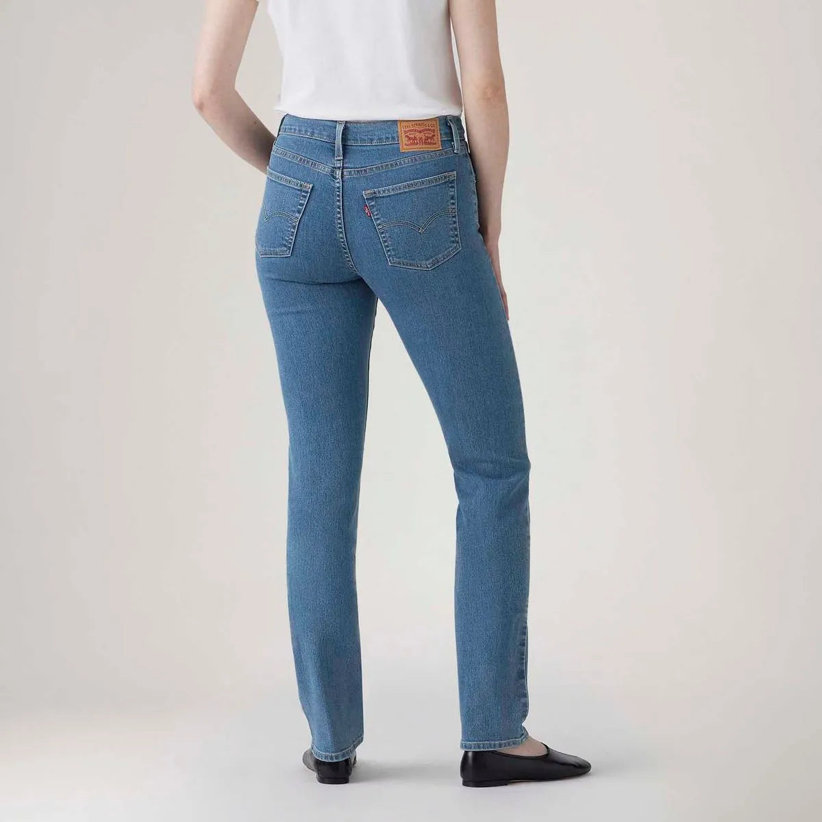 Calça Jeans 724 High Rise Straight Lavagem Escura Levi’s