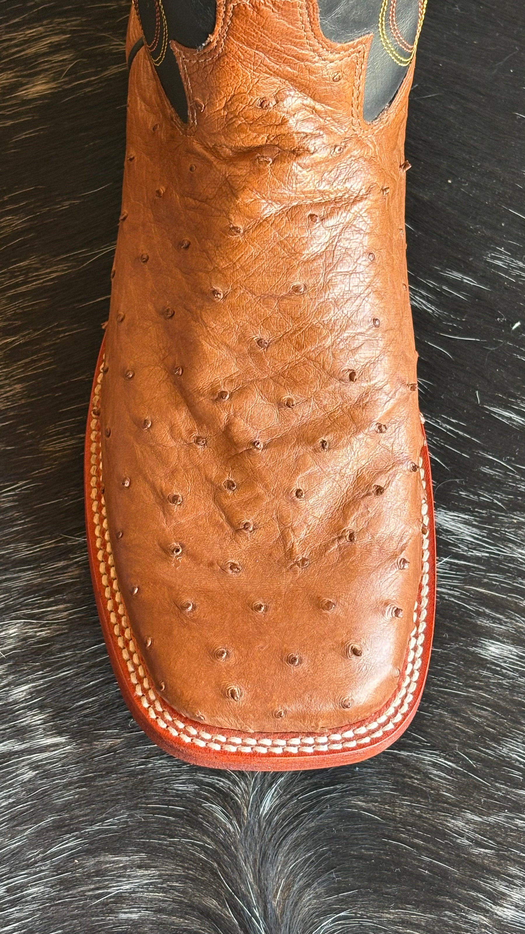 Bota Texana Masculina Jácomo Bico Quadrado Cano Médio Couro Ref:40002XRDQ
