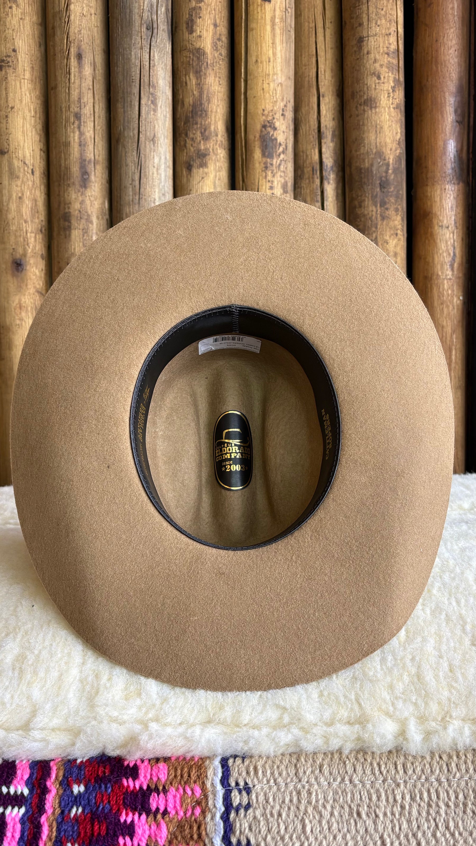 Chapéu Eldorado Ropers Gold Lã Camel Ref:EC375