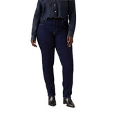 Calça Jeans 724 High Rise Straight Lavagem Escura Levi’s