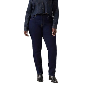 Calça Jeans 724 High Rise Straight Lavagem Escura Levi’s
