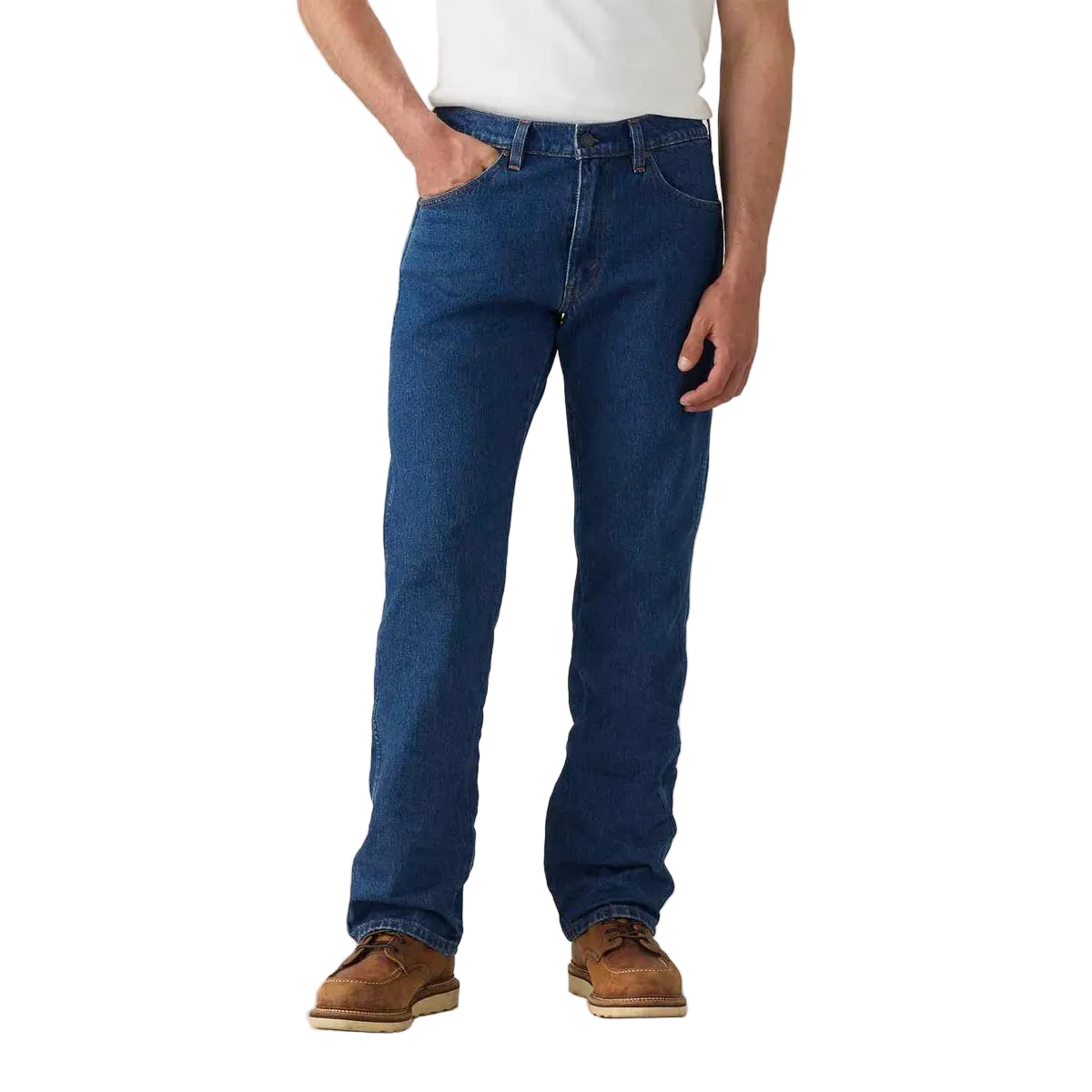 Calça Jeans 557 Western Straight Lavagem Média Levi’s