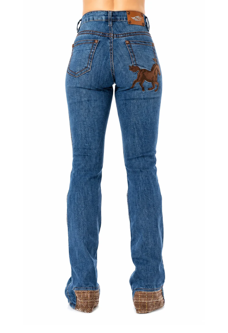 Calça Jeans Flannel Flare Zens