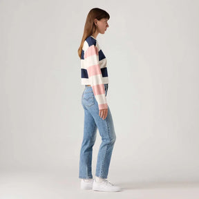 Calça Jeans 724 High Rise Straight Lavagem Clara Levi’s