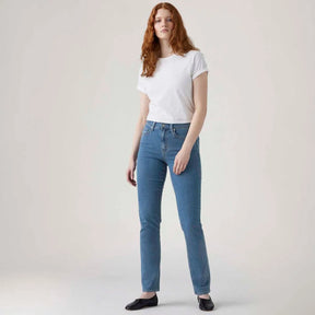 Calça Jeans 724 High Rise Straight Lavagem Escura Levi’s