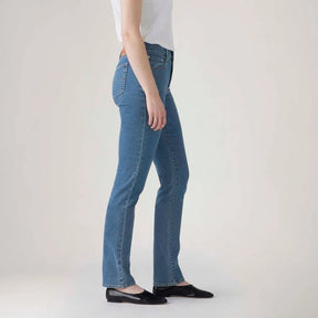 Calça Jeans 724 High Rise Straight Lavagem Escura Levi’s