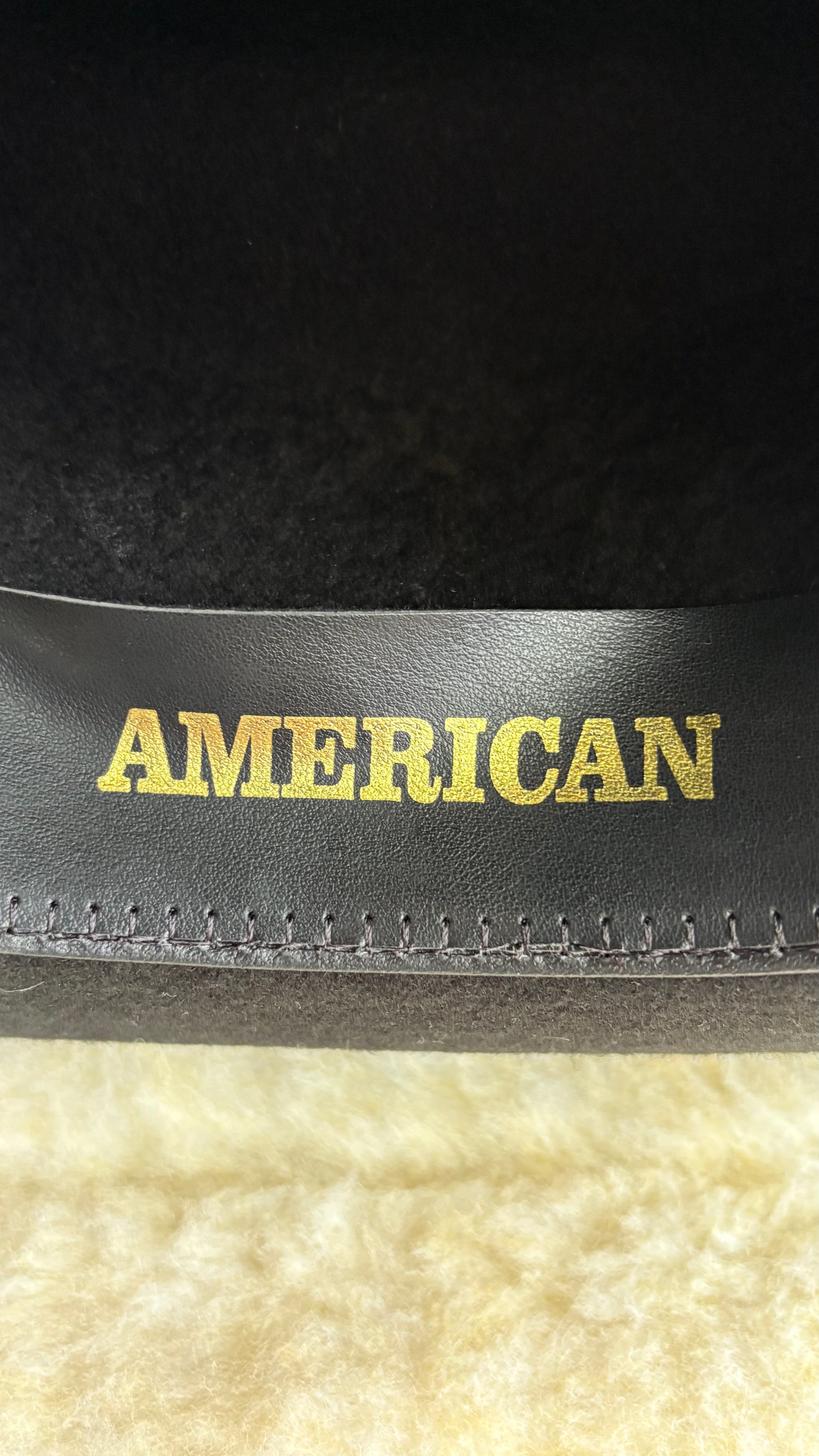 Chapéu Eldorado Americano Nashville Aba 10.5 Lã Preto Ref:EC381